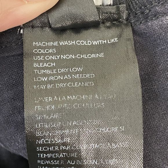 Free People We the Free Shorts Womens Size 26 Overall Black Button Front - Picture 5 of 7